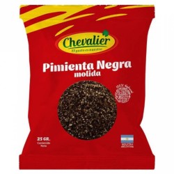 PIMIENTA NEGRA MOLIDA CHEVALLIER X 25