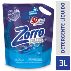 JABON ZORRO LIQUIDO X 3 LT.