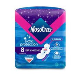 TOALLAS NOSOTRAS DIA Y NOCHE X 8U