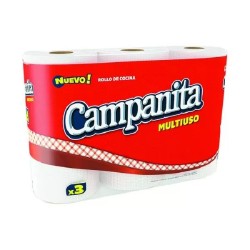 ROLLO DE COCINA CAMPANITA 3 X 50P