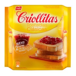 TOSTADAS CRIOLLITA  X 195G
