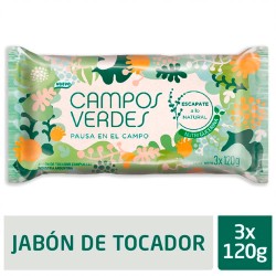 JABON CAMPOS VERDES X 3