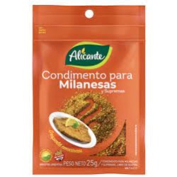 COND. MILANESA ALICANTE X 25 GR.