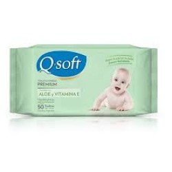 TOALLA Q SOFT PLANAS ALOE VERA / CLASICAS X 50U