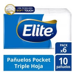 PANUELO DESCARTABLE ELITE X 6UN
