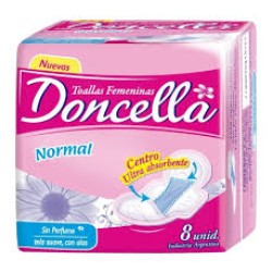 TOALLAS DONCELLA X 8UN