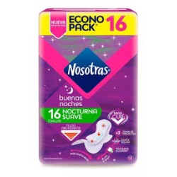 TOALLA NOSOTRAS BUENAS NOCHES X 16