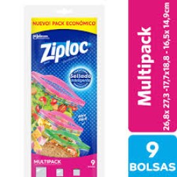 BOLSAS ZIPLOC MULTI PACK X 9U
