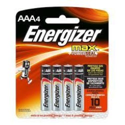 PILAS ENERGIZER AAA X 4 UN