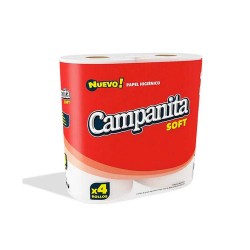 PAPEL CAMPANITA 4X30M ROJO