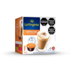 CAPSULAS CAPPUC. LA VIRGINIA X 8U