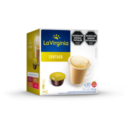 CAPSULAS ESPRESSO/CORTADO LA VIRGINIA X 10U