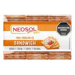 MASITAS NEOSOL SANDWICH X 3