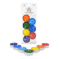VELAS 7 CHAKRAS AROMATICAS X 7U