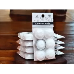 VELAS DE NOCHE AROMATICAS X 6U